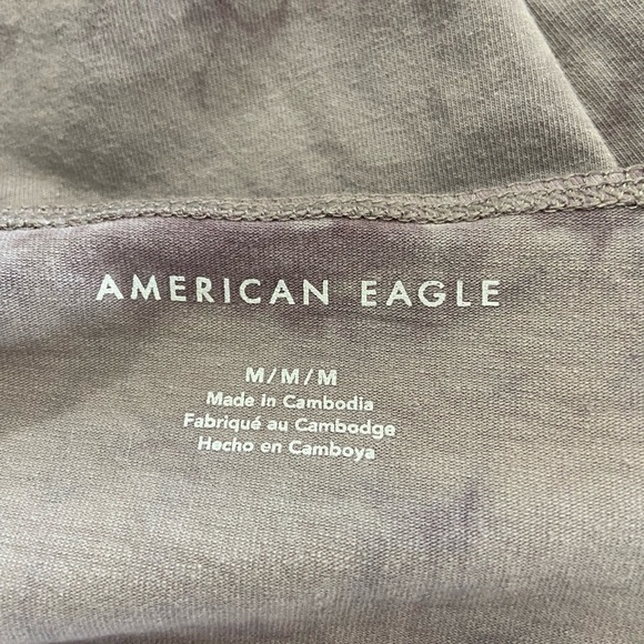 American Eagle Lace Front Purple Tie Dye Bodysuit - Picture 5 of 5